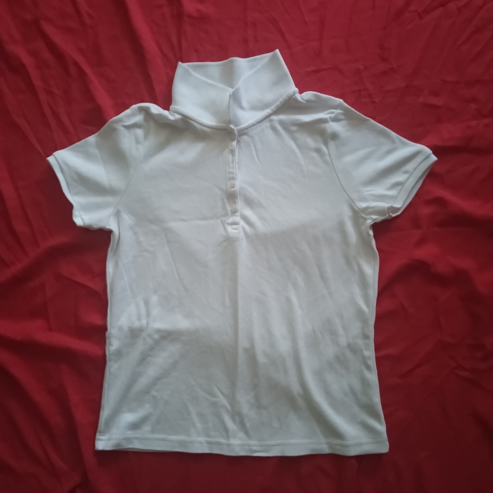 A bundle of three Wonder Nation Girls Uniform Shirts. - Picture 1 of 5